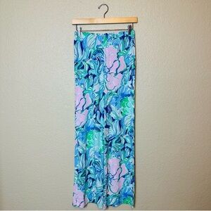NEW Lilly Pulitzer Georgia May Palazzo Pants Party Thyme Print Size XXS